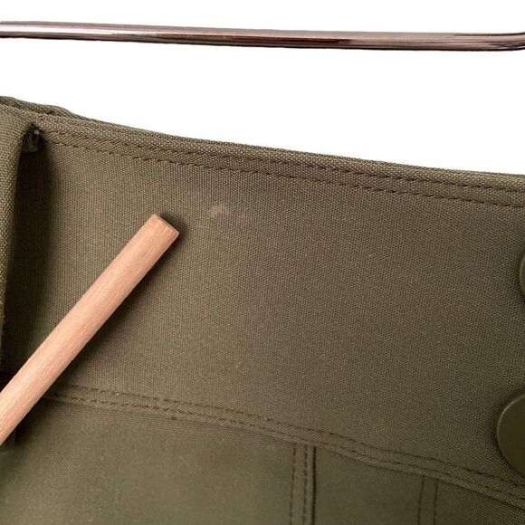 Tibi High Rise Olive Urban Stretch Cargo Shorts in Size 2 - Picture 10 of 10